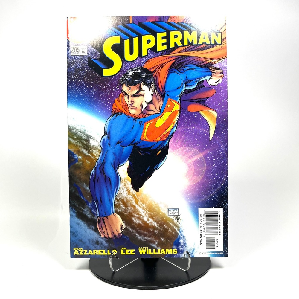 Superman 205 2004 DC Comic Book For Tomorrow Part 2 Michael Turner Cover Jim Lee